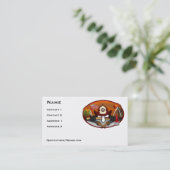 消防士のKilroyの名刺 名刺 (スタンド正面)