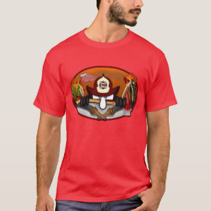 消防士のKilroyの猛烈なTシャツ Tシャツ