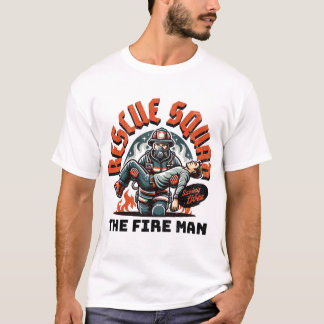 消防士のTシャツ Tシャツ