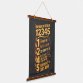 消防士はっきりしたコード 吊り下げ型タペストリー (傾斜あり)