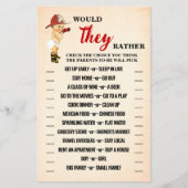 消防士はむしろゲームカードをシャワーする チラシ (正面)