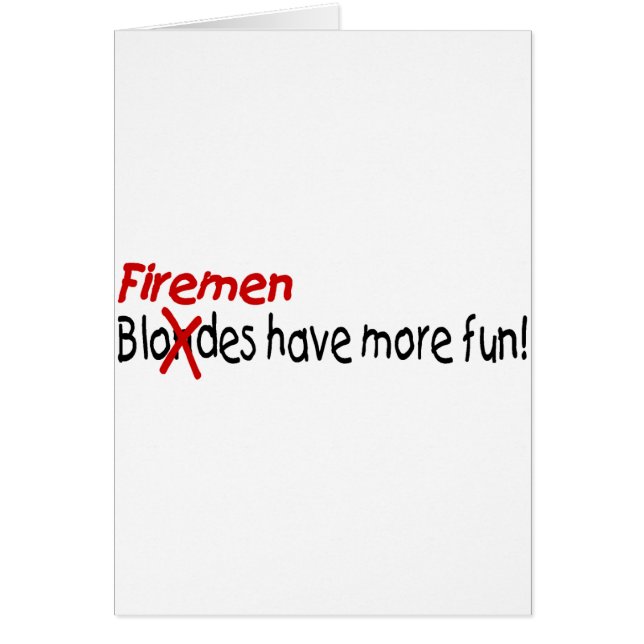 消防士はより多くの楽しい時を過します (正面)