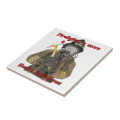 消防士はハートおよび家を救います タイル (側面)