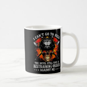消防士は地獄に行くことができません 悪魔はまだいます  コーヒーマグカップ