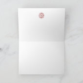 消防士は挨拶状感謝していしています サンキューカード (内部)