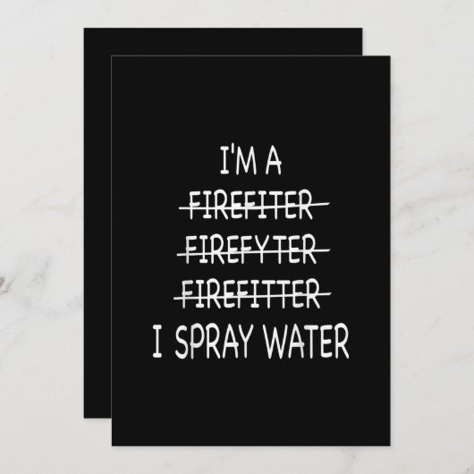 消防士は水おもしろいを吹くと言う シーズンカード (正面/裏面)