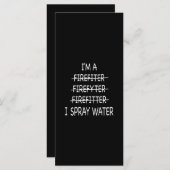 消防士は水おもしろいを吹くと言う メニュー (正面/裏面)