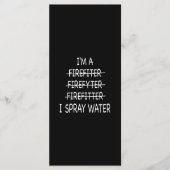 消防士は水おもしろいを吹くと言う メニュー (正面)