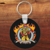 消防士は火を恐れぬ キーホルダー (正面)