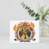 消防士は火を恐れぬ ポストカード (スタンド正面)