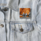 消防士は火を消す 缶バッジ (インサイチュ)