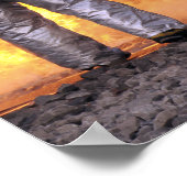 消防士は航空機の消火を行う ポスター (角)