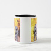 消防士は航空機の消火を行う マグカップ (中央)