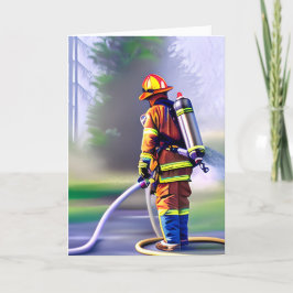 消防士へのご就任おめでとう カード
