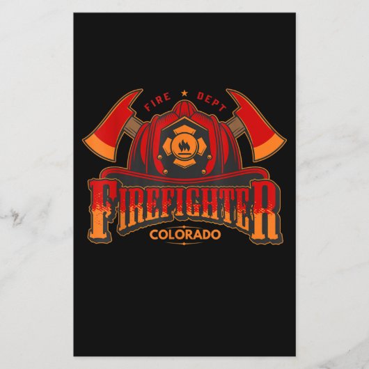 消防士へのプレゼント 男性または女性 チラシ (正面)