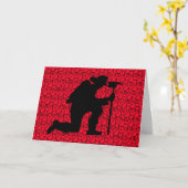 消防士への感謝カード カード (黄色い花)