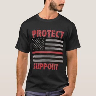 消防士を応援する Tシャツ