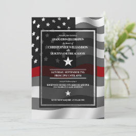 消防士アカデミー卒業パーティー 招待状