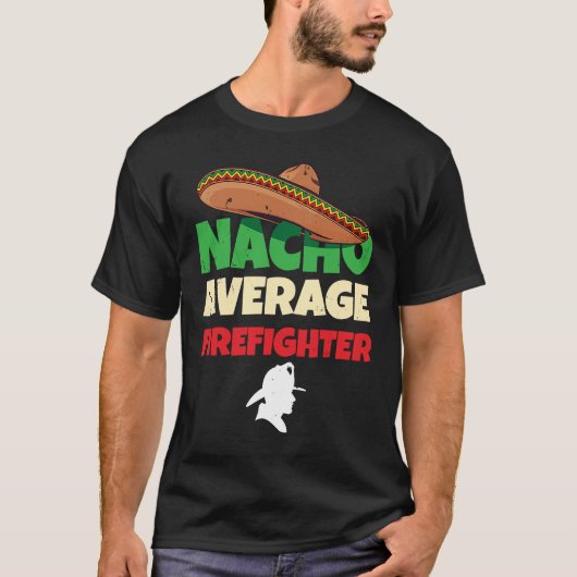 消防士アパレル消防ジョーク火ぷん蛍 Tシャツ (正面)