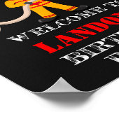 消防士ウェルカムパーティーサイン消防士ポスター ポスター (角)