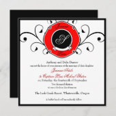 消防士オーダーメイド結婚式招待状 招待状 (正面/裏面)