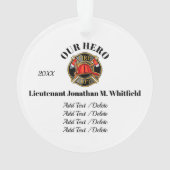 消防士オーナメント オーナメント (裏面)