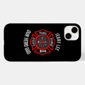 消防士カスタム文字名パーソナライズされた Case-Mate iPhoneケース (裏面 (横))