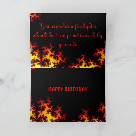 消防士カード カード (内部)