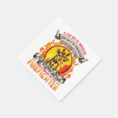 消防士キリン スタンダードカクテルナプキン (角)