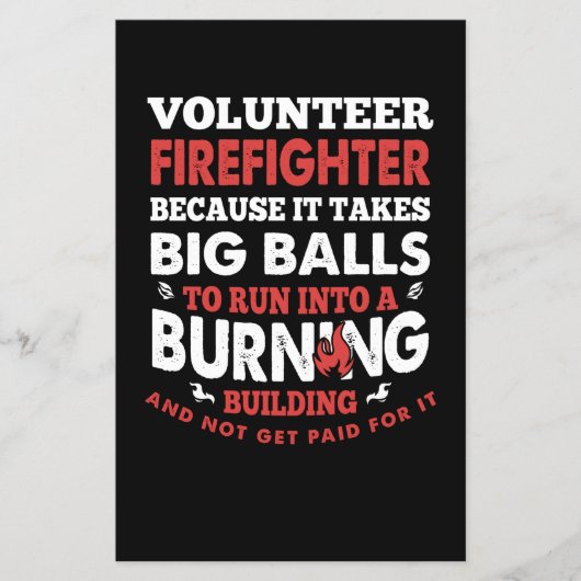 消防士ギフト |ボランティア消防士 チラシ (正面)