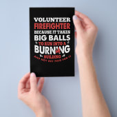 消防士ギフト |ボランティア消防士 チラシ (ハンドル)