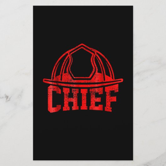 消防士ギフト | Chief Fire Fighter Gives 便箋 (正面)