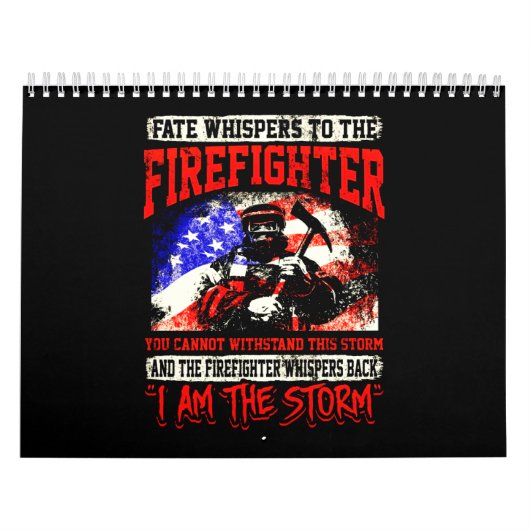 消防士ギフト | Fate Whispers To Fire fighter カレンダー (カバー)