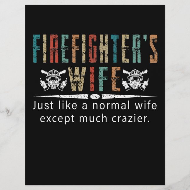 消防士ギフト | Fire fighter妻の恋人 レターヘッド (正面)