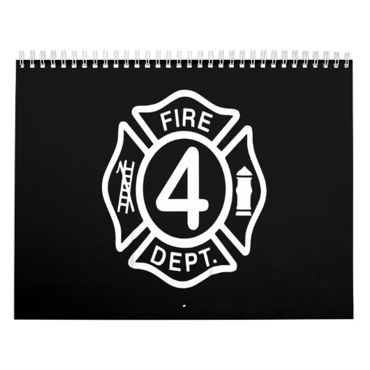 消防士ギフト | Fire Fighter Dept Gives カレンダー (カバー)