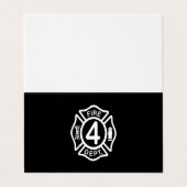 消防士ギフト | Fire Fighter Dept Gives 名刺 (外部フラット)