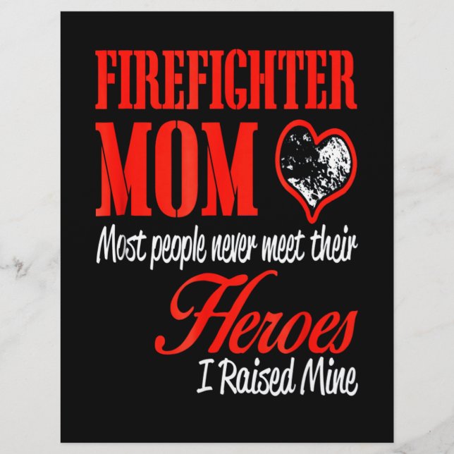 消防士ギフト | Fire fighter Mom Gives レターヘッド (正面)