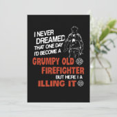 消防士ギフト | Grumpy Old Fire Fighter シーズンカード (スタンド正面)