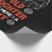 消防士ギフト | Grumpy Old Fire Fighter ラッピングペーパー (角)