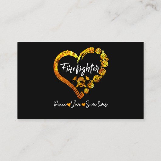 消防士ギフト | Grumpy Old Fire Fighter 名刺 (裏面)