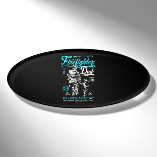 消防士ギフト | I'm A Fire fighterパパ 名札 (正面)