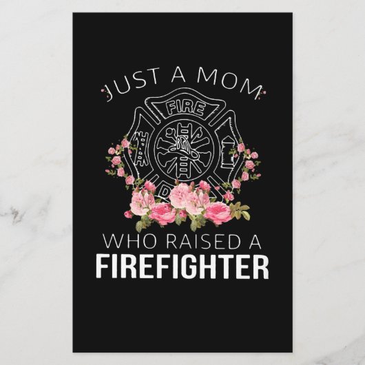 消防士ギフト | Just A Mom Fire fighter チラシ (正面)