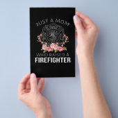 消防士ギフト | Just A Mom Fire fighter チラシ (ハンドル)