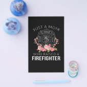 消防士ギフト | Just A Mom Fire fighter チラシ (シングル)