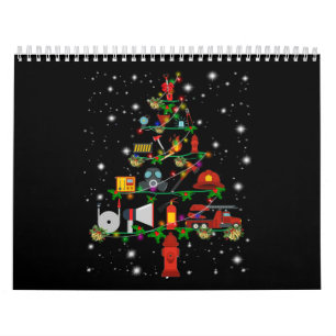 消防士ギフト Merry Christmas消防士おもしろい カレンダー
