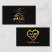 消防士ギフト | Merry Christmas消防士おもしろい ロイヤリティカード (正面/裏面)