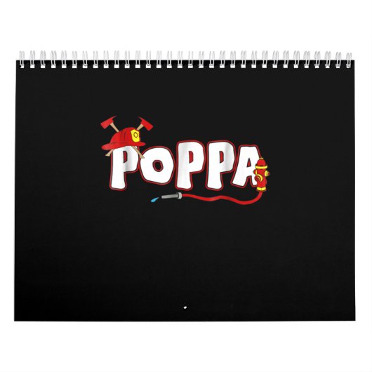 消防士ギフト | Poppa消防士ギフト カレンダー (カバー)