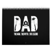 消防士ギフト | The Man The Myth伝説 カレンダー (カバー)