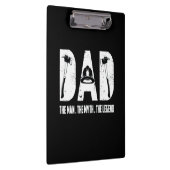 消防士ギフト | The Man The Myth伝説 クリップボード (右)
