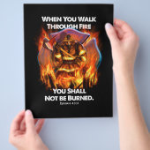 消防士ギフト | When You Walk Through Fire チラシ (手)